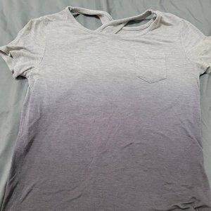 Gray Ombre loose shirt